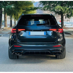 Diffuser fitting Mercedes GLC 63 AMG SUV X254 black