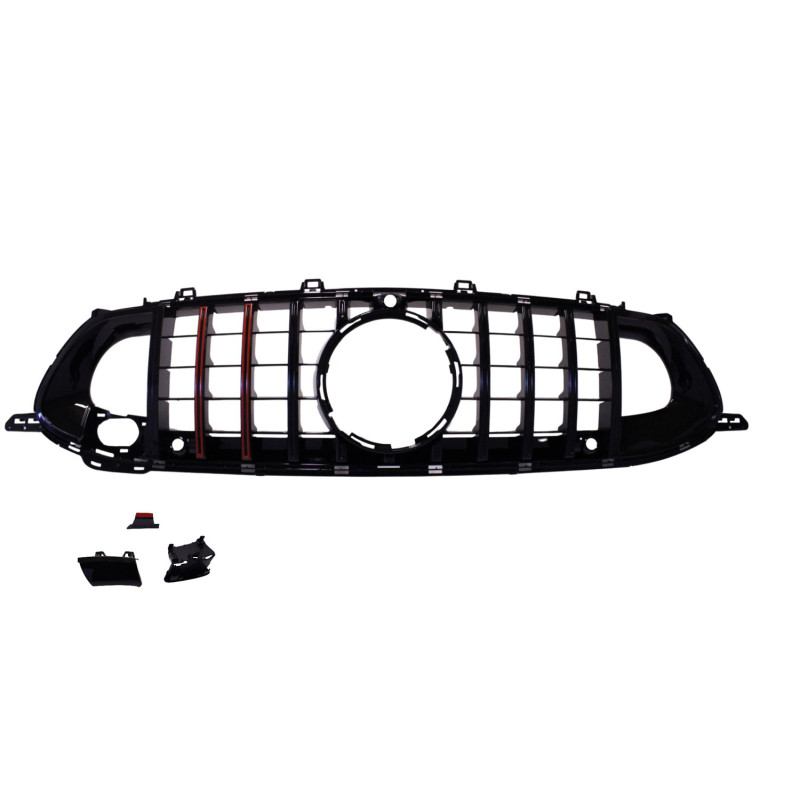 Grill compatible with Mercedes AMG GT Facelift 4-door W290 BRABUS Style black