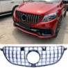 Grill compatible with mercedes-benz gle 63 amg (s) w166 c292 gle coupe black with chrome